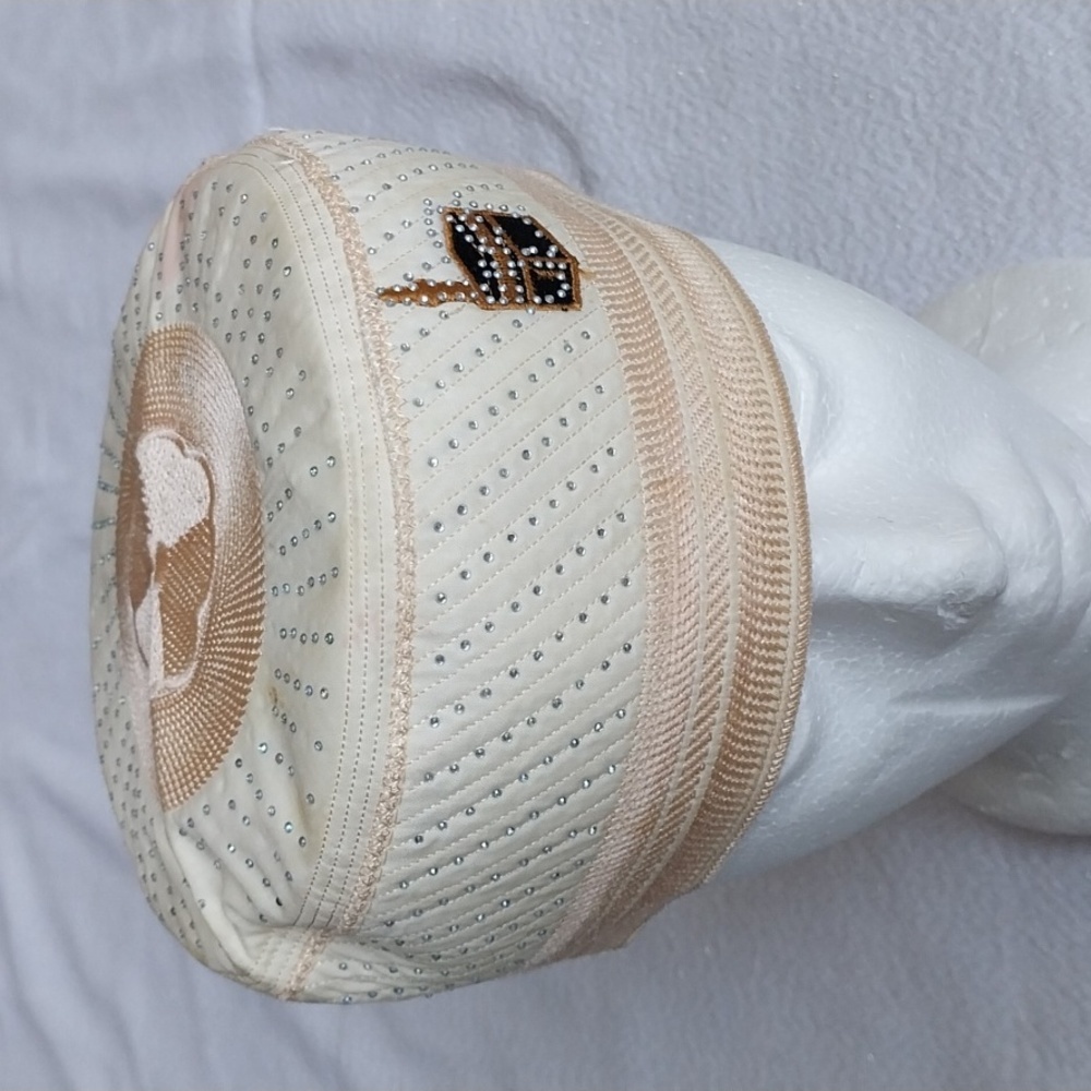 Men's Hat Religious Muslem Prayer Cap Topi Embroidery Round